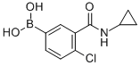 4-CHLORO-3-(CYCLOPROPYLCARBAMOYL)PHENYLBORONIC ACID CAS#: 871332-73-9