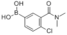 4-CHLORO-3-(DIMETHYLAMINOCARBONYL)PHENYLBORONIC ACID CAS#: 871332-76-2