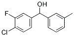 4-CHLORO-3-FLUORO-3'-METHYLBENZHYDROL CAS#: 842140-71-0