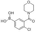 4-CHLORO-3-(N-MORPHOLINECARBONYL)PHENYLBORONIC ACID CAS#: 871332-71-7