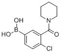 4-CHLORO-3-(PIPERIDINE-1-CARBONYL)PHENYLBORONIC ACID CAS#: 871332-70-6