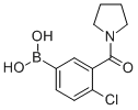 4-CHLORO-3-(PYRROLIDINE-1-CARBONYL)PHENYLBORONIC ACID CAS#: 871332-75-1
