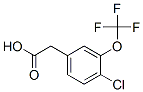 4-CHLORO-3-(TRIFLUOROMETHOXY)PHENYLACETIC ACID CAS#: 886501-02-6