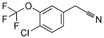 4-CHLORO-3-(TRIFLUOROMETHOXY)PHENYLACETONITRILE CAS#: 886500-97-6