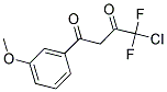 4-CHLORO-4,4-DIFLUORO-1-(3-METHOXY-PHENYL)-BUTANE-1,3-DIONE CAS#: 861225-51-6