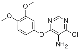 4-CHLORO-6-(3,4-DIMETHOXYPHENOXY)-5-PYRIMIDINAMINE CAS#: 870257-96-8