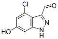 4-CHLORO-6-HYDROXY-3-(1H)INDAZOLE CARBOXALDEHYDE CAS#: 887569-90-6