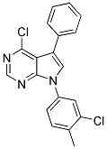 4-CHLORO-7-(3-CHLORO-4-METHYLPHENYL)-5-PHENYL-7H-PYRROLO[2,3-D]PYRIMIDINE CAS#: 887202-25-7