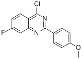 4-CHLORO-7-FLUORO-2-(4-METHOXY-PHENYL)-QUINAZOLINE CAS#: 885277-27-0