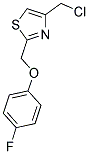 4-(CHLOROMETHYL)-2-[(4-FLUOROPHENOXY)METHYL]-1,3-THIAZOLE CAS#: 871497-65-3