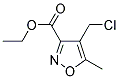 4-CHLOROMETHYL-5-METHYL-ISOXAZOLE-3-CARBOXYLIC ACID ETHYL ESTER CAS#: 886498-32-4