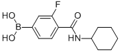 4-(CYCLOHEXYLCARBAMOYL)-3-FLUOROBENZENEBORONIC ACID CAS#: 874289-11-9