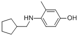 4-[(CYCLOPENTYLMETHYL)-AMINO]-3-METHYL-PHENOL CAS#: 887587-66-8