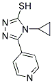 4-CYCLOPROPYL-5-PYRIDIN-4-YL-4H-1,2,4-TRIAZOLE-3-THIOL CAS#: 854137-75-0