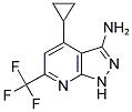 4-CYCLOPROPYL-6-TRIFLUOROMETHYL-1H-PYRAZOLO[3,4-B]PYRIDIN-3-YLAMINE CAS#: 832739-88-5