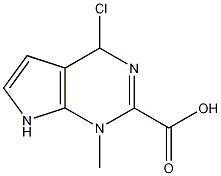 4-Chloro-1-methyl-7H-pyrrolo[2,3-d]pyrimidine-2-carboxylic acid CAS#: 875515-78-9