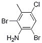 4-Chloro-2,6-dibromo-3-methylaniline CAS#: 861559-78-6