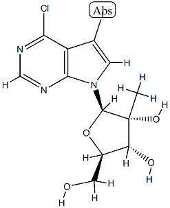 4-Chloro-5-iodo-7-(2-C-methyl-beta-D-ribofuranosyl)-7H-pyrrolo[2,3-d]pyrimidine CAS#: 847551-48-8