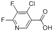 4-Chloro-5,6-difluoropyridine-3-carboxylic acid CAS#: 851386-32-8