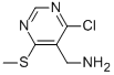 (4-Chloro-6-(methylthio)pyrimidin-5-yl)methanamine CAS#: 885269-49-8