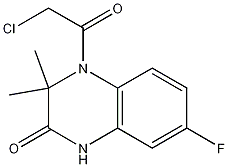 4-(Chloroacetyl)-7-fluoro-3,4-dihydro-3,3-dimethyl-2(1H)-quinoxalinone CAS#: 878292-19-4