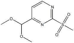 4-(Dimethoxymethyl)-2-(methylsulfonyl)pyrimidine CAS#: 874279-26-2