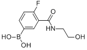 4-FLUORO-3-(2-HYDROXYETHYLCARBAMOYL)BENZENEBORONIC ACID CAS#: 874219-25-7