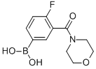 4-FLUORO-3-(MORPHOLIN-4-YLCARBONYL)BENZENEBORONIC ACID CAS#: 874219-29-1