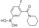 4-FLUORO-3-(PIPERIDIN-1-YLCARBONYL)BENZENEBORONIC ACID CAS#: 874219-30-4