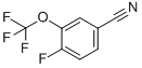 4-FLUORO-3-(TRIFLUOROMETHOXY)BENZONITRILE CAS#: 886501-14-0