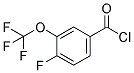 4-FLUORO-3-(TRIFLUOROMETHOXY)BENZOYL CHLORIDE CAS#: 886501-08-2