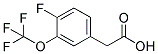 4-FLUORO-3-(TRIFLUOROMETHOXY)PHENYLACETIC ACID CAS#: 886501-32-2