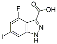 4-FLUORO-6-IODO-4-INDAZOLECARBOXYLIC ACID CAS#: 887568-10-7