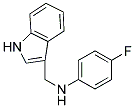 (4-FLUORO-PHENYL)-(1H-INDOL-3-YLMETHYL)-AMINE CAS#: 842968-58-5