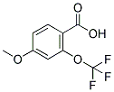 4-METHOXY-2-(TRIFLUOROMETHOXY)BENZOIC ACID CAS#: 886502-37-0