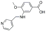 4-METHOXY-3-((PYRIDIN-3-YLMETHYL)AMINO)BENZOIC ACID CAS#: 876898-13-4
