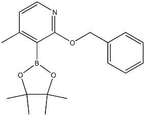 4-METHYL-2-(PHENYLMETHOXY)-3-(4,4,5,5-TETRAMETHYL-1,3,2-DIOXABOROLAN-2-YL)-PYRIDINE CAS#: 882679-44-9