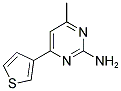 4-METHYL-6-(3-THIENYL)-2-PYRIMIDINAMINE CAS#: 885950-01-6