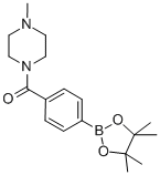 (4-METHYL-PIPERAZINE-1-YL)-[4-(4,4,5,5-TETRAMETHYL-1,3,2-DIOXABOROLAN-2-YL)-PHENYL]-METHANONE CAS#: 832114-06-4