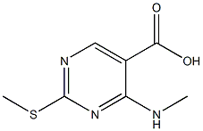 4-(METHYLAMINO)-2-(METHYLTHIO)-5-PYRIMIDINECARBOXYLIC ACID CAS#: 863028-98-2