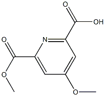 4-Methoxy-pyridine-2,6-dicarboxylic acid monomethyl ester CAS#: 857380-05-3