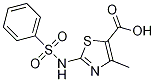 4-Methyl-2-[(phenylsulfonyl)amino]-1,3-thiazole-5-carboxylic acid CAS#: 860181-82-4