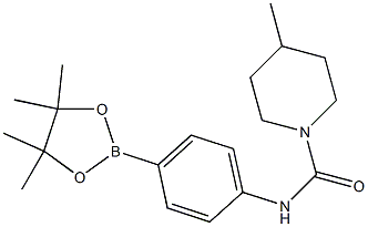 4-Methyl-N-(4-(4,4,5,5-tetraMethyl-1,3,2-dioxaborolan-2-yl)phenyl)piperidine-1-carboxaMide CAS#: 874297-89-9