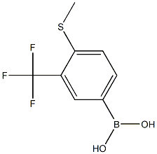 4-Methylthio-3-(trifluoromethyl)phenylboronic acid CAS#: 877383-11-4