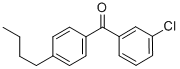 4-N-BUTYL-3'-CHLOROBENZOPHENONE CAS#: 844884-93-1