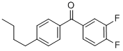 4-N-BUTYL-3',4'-DIFLUOROBENZOPHENONE CAS#: 845781-04-6