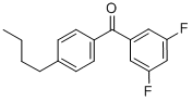 4-N-BUTYL-3',5'-DIFLUOROBENZOPHENONE CAS#: 844885-13-8