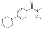 4-(N-MORPHOLINO)-N-METHY-N-METHOXYBENZAMIDE CAS#: 887576-33-2
