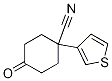 4-OXO-1-(3-THIENYL)-CYCLOHEXANECARBONITRILE CAS#: 860160-01-6
