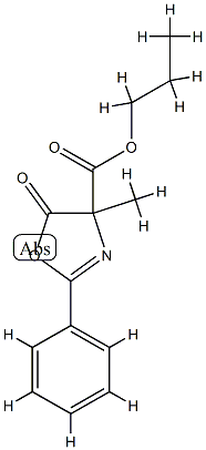 4-Oxazolecarboxylic acid, 4,5-dihydro-4-methyl-5-oxo-2-phenyl-, propyl ester CAS#: 886466-23-5